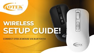 How to Connect Otek AI Mouse via Bluetooth | Wireless Setup Guide