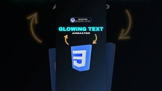 Glowing Text Pure CSS...! | #codewith_muhilan #css #coding