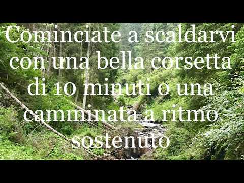 Workout in montagna