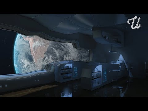 10 hours sci-fi ambient futuristic spaceship | sci-fi white noise