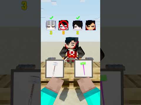 HELP Vladimir win the hammer challenge #shorts #trending #minecraft