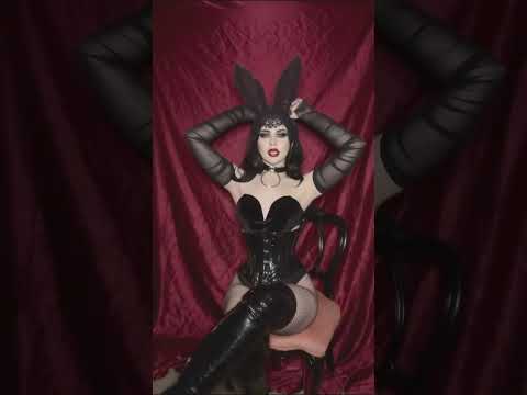 Goth Bunny Transformation #goth