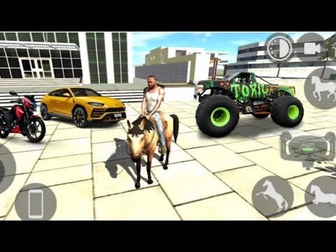 HORSE 🐎 LIVE GAMEPLAY +MONSTER TRUCK+SUPER CAR+NEW BIKE UPDATE 😊| INDIAN BIKE DRIVING 3D | #viral