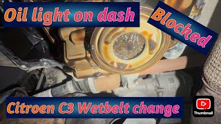 CITROEN C3 1.2 PSA PURETECH WETBELT ONLY 38K MILES TIMING BELT CHANGE OIL LIGHT ON DASH