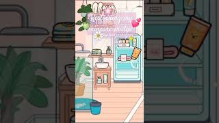 Restocking my skincare fridge || Toca Boca ||
