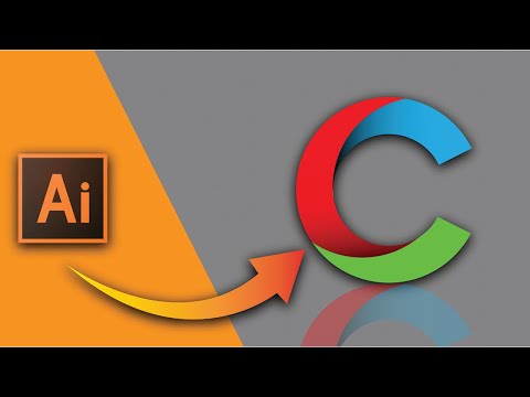 Modern C Letter Logo Design | Adobe Illustrator Tutorials