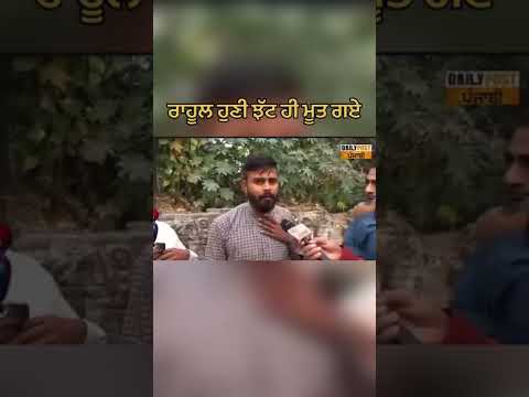 ਰਾਹੂਲ ਹੁਣੀ ਟਾਇਮ ਨਾਲ ਹੀ ਮੂਤ ਗਏ 😁😁
