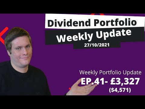 Dividend Portfolio Review (27/10/2021) -$4,567 Portfolio Review - Weekly Update EP 41 (Trading 212)