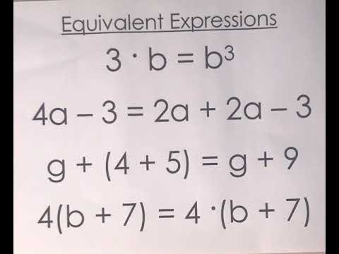 Equivalent Expressions