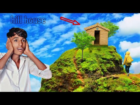 Today we built a house on top of the hill