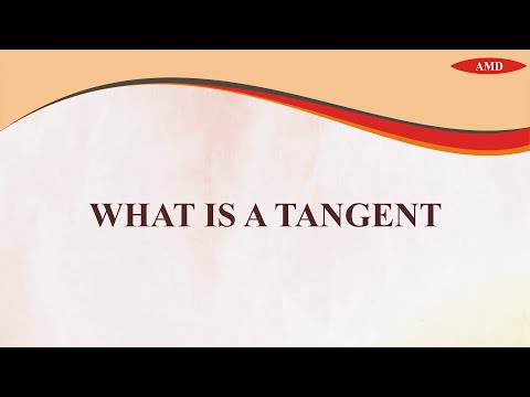 WHAT IS A TANGENT | AMD ACADEMY