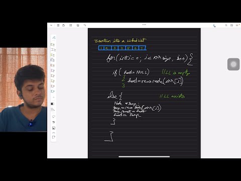 Linked List Theory and Code | Insertion in Linked List | Array to Linked List