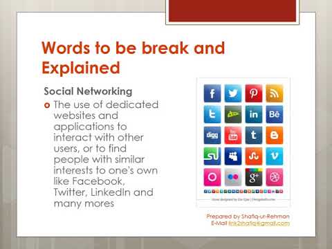 Social Media Key Terms