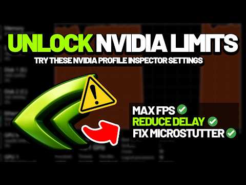 STOP Using Random NVIDIA Inspector Tweaks — UNLOCK MAX FPS