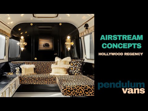 Hollywood Regency Airstream Interiors #airstream #airstreamtrailer #airstreamrenovation #travel
