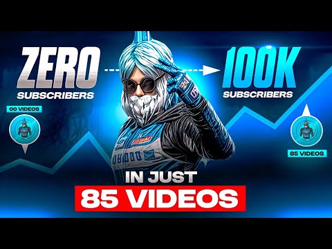 ZERO TO 100K SUBSCRIBERS IN JUST 85 VIDEOS 🤯🔥 | MY VIRAL JOURNEY EXPLAINED 🔥
