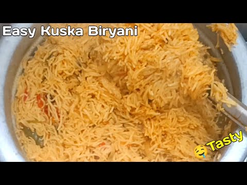 Kuska | Kuska Recipe | Kuska Rice | Plain Biryani Rice Recipe | Kuska Biryani | Rasul's Kitchen