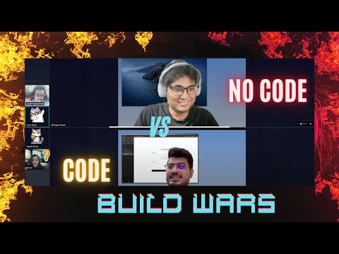 Build Wars Code vs No-code #1: Our Creation as Devs will be the End of Us