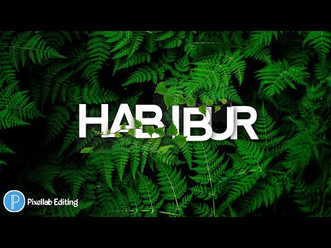 Pixellab Stylish Name Design In Nature || Tranding Name Design In leaf Editing || Urban Jungle Font