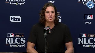 2025 NLCS: Tyler Glasnow talks Blake Snell, Yoshinobu Yamamoto, Dodgers rotation
