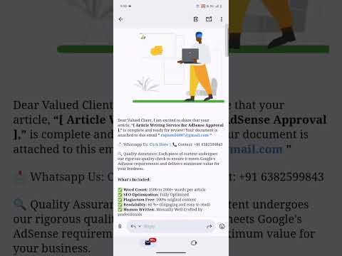 Adsense Approval Content Writng Service in Tamil | 100% Original & Human Rajkumar SEO service ✅