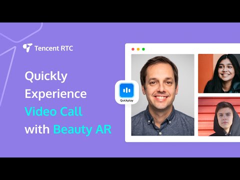 Quickly Experience Video Call with Beauty AR  | Get Started with RTC SDK Integration using Quickplay