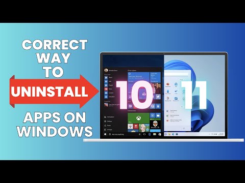 How To Uninstall Apps On Windows 10 & Windows 11 | Uninstall Programs In Windows 11 & Windows 10