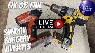 Doctor Lefthandthread Sunday Surgery Live #113 Fix or Fail chuck mayhem