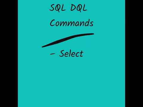 SQL DQL Commands #sql #sqlquery #interview #job #data