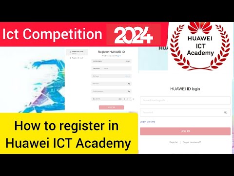 How to Register and Login in Huawei ICT Academy Online 2024