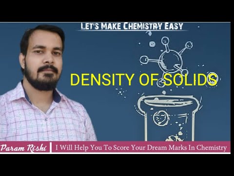 Chap-01 solid state lech-08 Density of solids