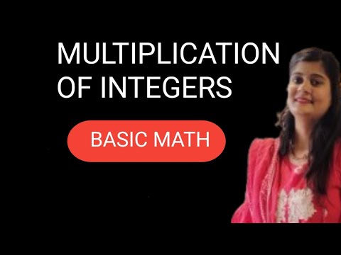 MULTIPLICATION OF INTERGER || BASIC MATH||