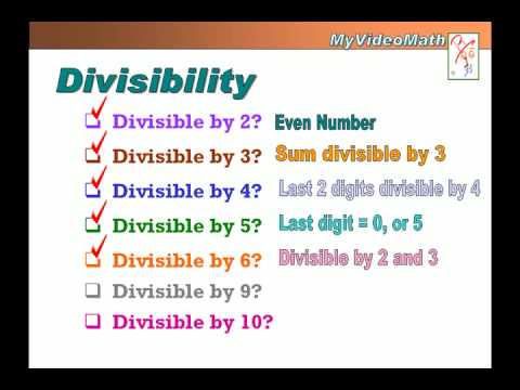 Divisibility of a Number