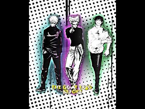 THE GOAT TRIO ❤️‍🔥[GOJO/GAROU/TOJI]. ib by @SOROS_7 .