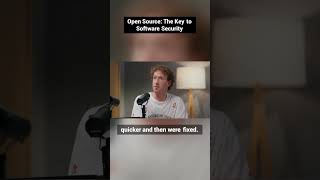 Open Source  The Key to Software Security  #markzuckerberg