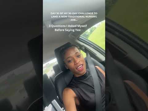3 Questions I Asked Myself Before Saying Yes | WFH Nursing Jobs