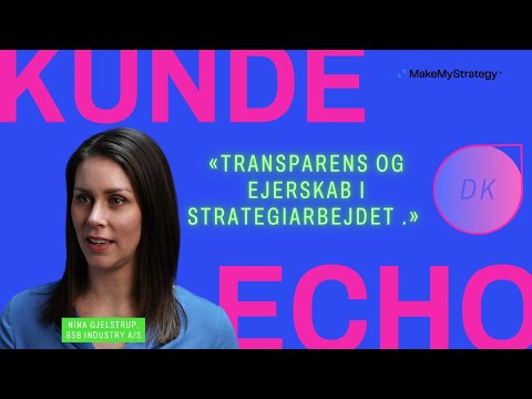 Transparens og Ejerskab i Strategiarbejdet | kunde:echo BSB Industry A/S
