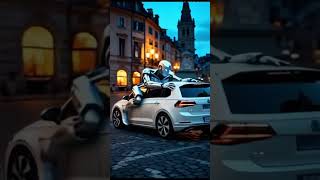 🚗🤖 "Car Transforms into a Robot – Unreal Tech!"#CarToRobot #TechTransformation #FutureTech #RobotCar