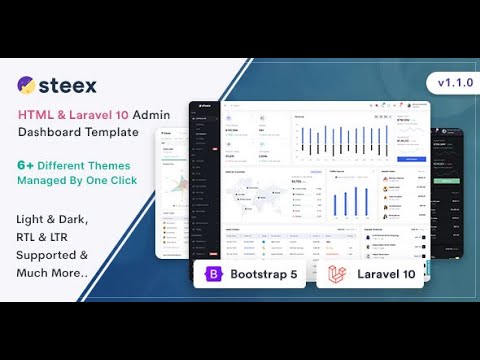 Steex Admin & Dashboard Template's HTML installation guide