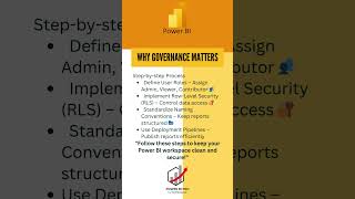 Power BI Governance & Best Practices – Secure & Optimize Your Reports! #PowerBI #BestPractice