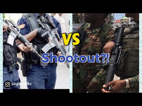 Police vs. Soldier Shootout