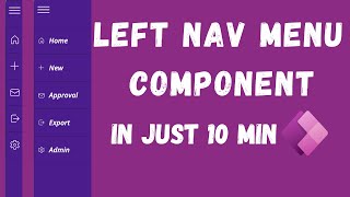 🚀 Create Expand & Collapse Navigation Menu in PowerApps in Just Minutes! 🎯