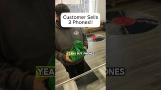 CUSTOMER SELLS 3 PHONES 💰 #education #brokenfix #smartphone #problemfix #gaming #buy #sell