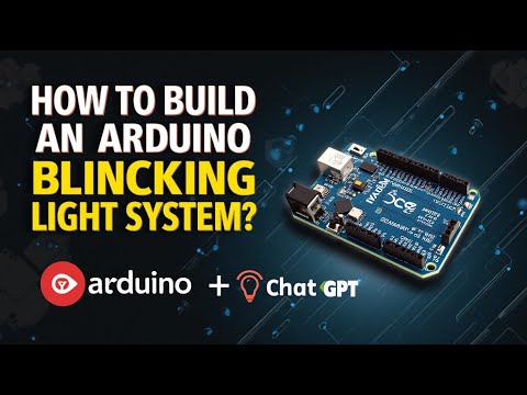 How to Build an Arduino Blinking Light System with Tinkercad & ChatGPT – Step-by-Step Guide