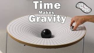 How Does Bent Time Make Gravity?