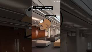 Columns vs Architects #engineeringlife #architect