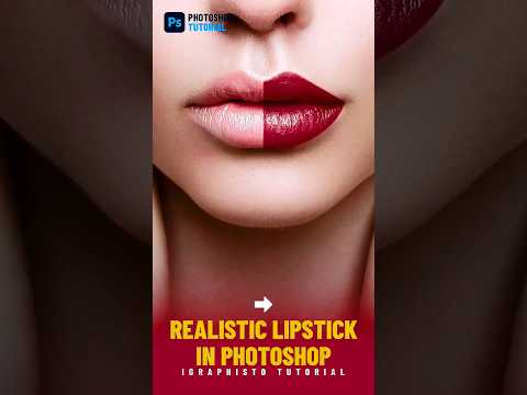 How To Create Highly Realistic Lipstick In Photoshop