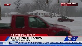 Tracking road conditions in Hendricks County