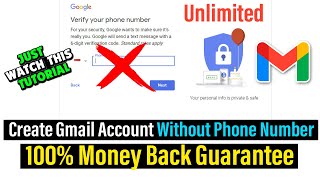 How to Create Gmail Account Without Phone Number (100 % Working Method)