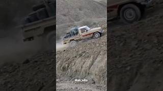 land cruiser loaded with diesel / baloch driver driving skills #shah #pakistaniranborder #toyoto